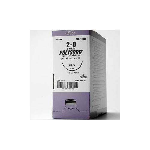 Medtronic, Inc. Polysorb 4/0 violett SL635 AP 36 C-13 75cm