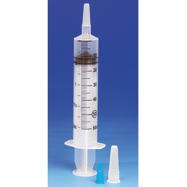 Mediware Einmalspritzen steril 50/60ml Pk 50 3-tlg. mit Katheteransatz
