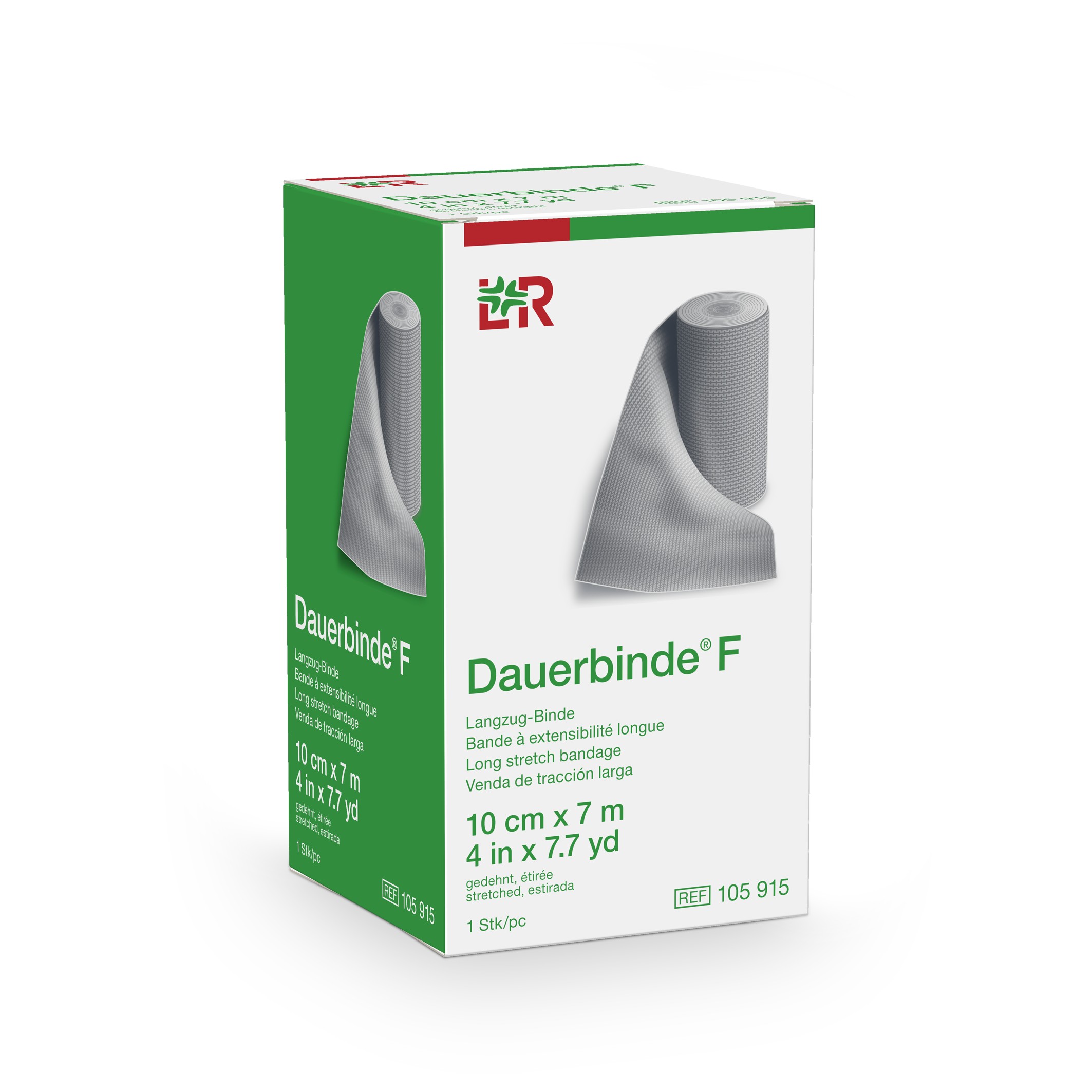 Dauerbinde F Langzugbinde 10cmx7m, einzeln verpackt