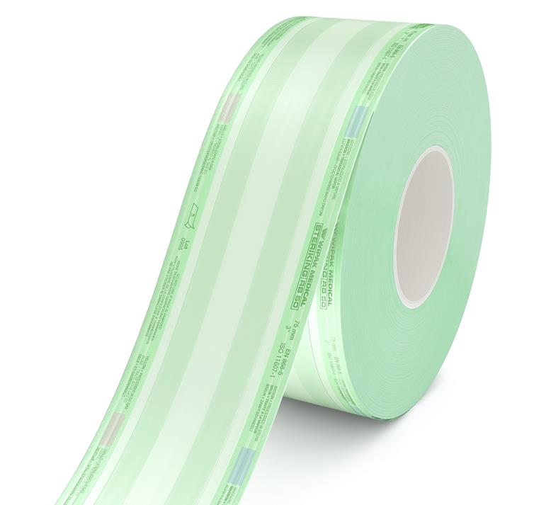 Steriking Rolle m. Seitenfalte TYP RB 200mmx55mmx100m