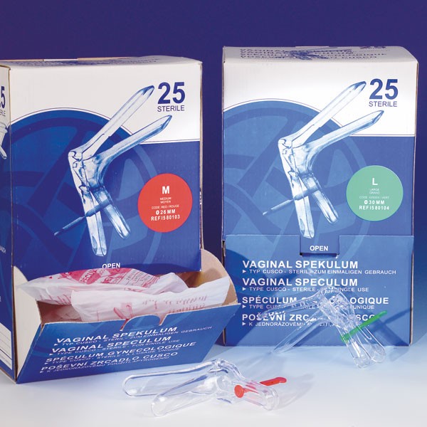Mediware E-Vaginalspekulum Gr.L AP 25 30mm Durchmesser, grün