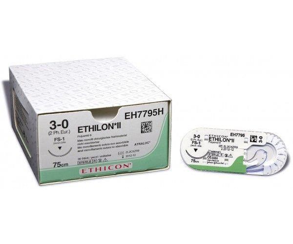 Ethicon, LLC Ethilon 0 schwarz monofil EH7938BH AP 36 FSL 0,45 m