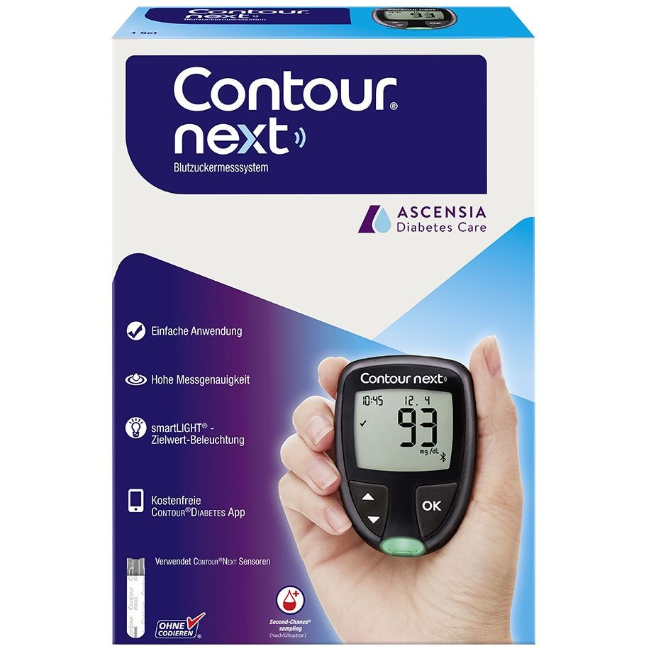 Contour Next Set mg/dl Blutzuckeranalyse 