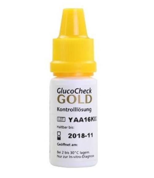 GUDER VERSANDHANDEL GlucoCheck Gold Kontrolllösung niedrig 1x4 ml