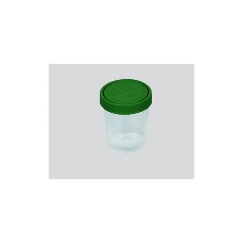 Assistent-Einmal-Urinprobenbecher AP 400 125ml, m.grün.Schraubdeckel