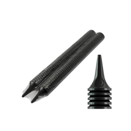 KIRCHNER & WILHELM (KIRC) Einweg-Ohrtrichter 2,5mm schwarz PK 100, gesteckt abgepackt