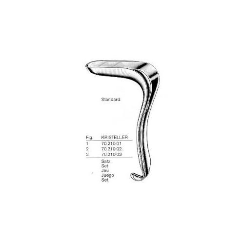 VEHU-MEDICAL Vaginal Specula Satz Fig.1 nach Kristeller