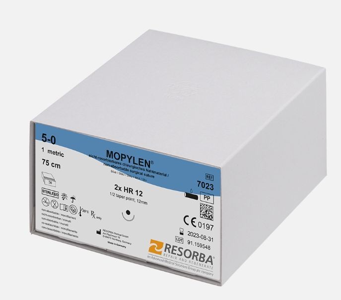 Mopylen 3/0 blau monofil 7111 AP 36 HS 18 45cm