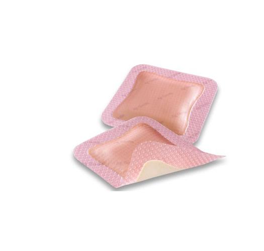 Allevyn Ag Gentle Border 7,5x7,5cm AP 10 antimikrobieller Schaumverband