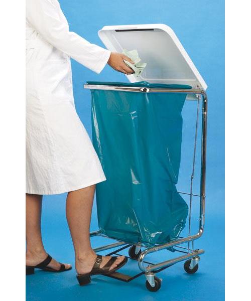 servoprax GmbH Fahrständer für Müllsäcke mit Fußpedalöffner