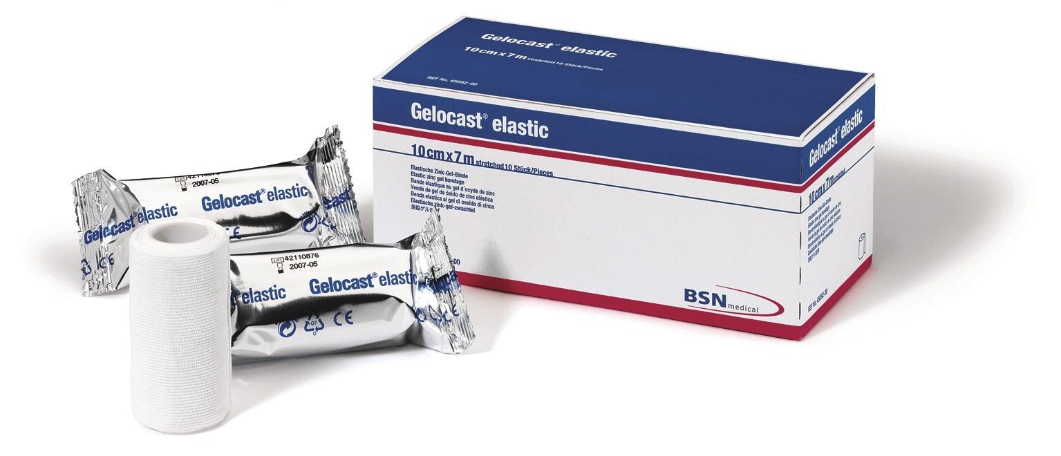 Gelocast elastic 8cm x 7m AP 10 elastische Zink-Gel-Binde