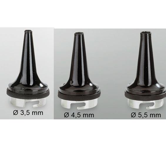 Heine Dauergebrauchs-Trichter Set 3,5/4,5/5,5mm, aus Sanalon S