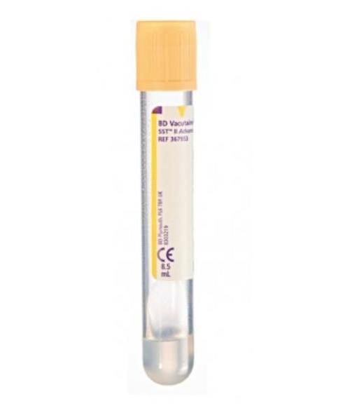 BECTON DICKINSON AND COMPANY BD Vacutainer SST II Röhrchen 8,5ml AP 100, m. Trenngel u. Gerinnungsaktiv.