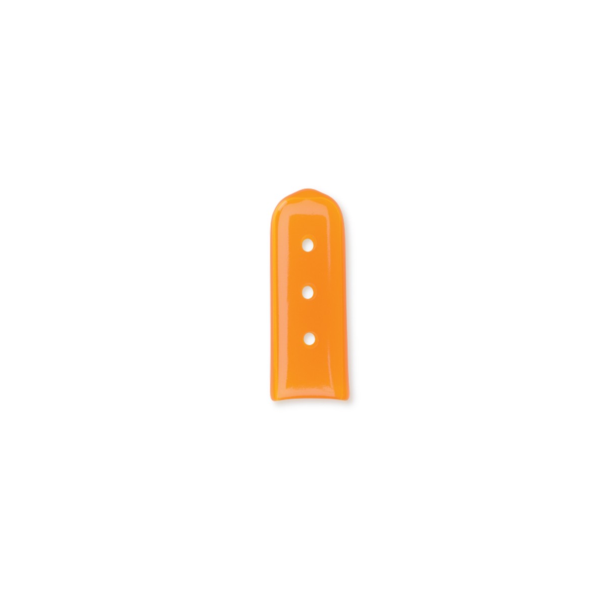 Interlock Instrumentenschutzkappen flach PK 100 orange-transluszent 9,5x25,4 mm