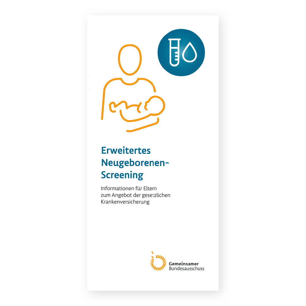 Patienteninfo „Erweitertes Neugeborenenscreening“
