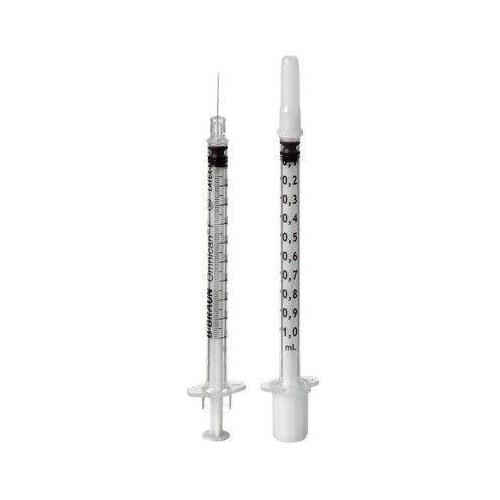 B. Braun Melsungen AG Omnican F 1 ml Grad. 0,01ml AP 100 mit Kanüle 0,3x12mmeinzeln verp.