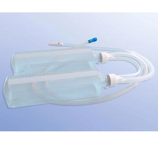 Thoraxflaschen-Komplettset PK 10 m. Lippenventil