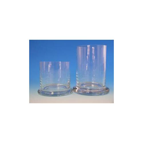 Assistent Watte-u. Standzylinder ca. 10x5cm aus Glas m. Fuß ohne Deckel