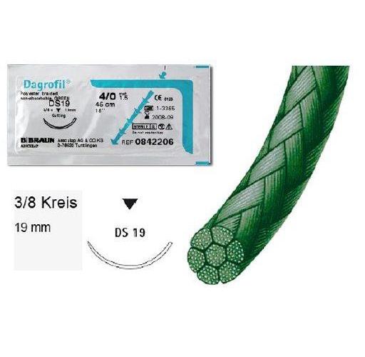 B. Braun Melsungen AG Dagrofil 3/0 grün C0842214 PK 36 DS 19 45cm