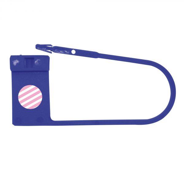 1-2-3 Universalsiegel blau Kunststoff PK 1000 mit Indikator, eckiger Steg