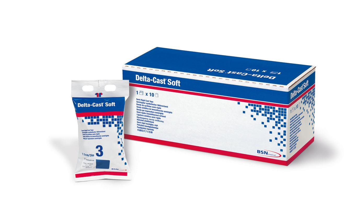 BSN medical GmbH Delta-Cast Soft weiß 7,5cm x 3,6m AP 10 semirig. Stützverb.glasfaserf