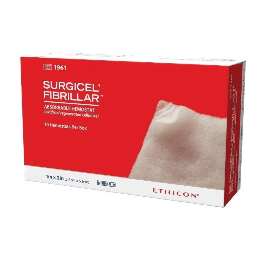 Surgicel Fibrillar 2,5x 5,1cm steril PK 10 resorb. Hämostyptikum, Cellul