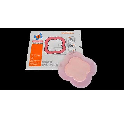 Smith & Nephew Medical Ltd Allevyn Life 12,9x12,9cm sanft haftend AP 10 stark absor.Silikon-Schaumverband