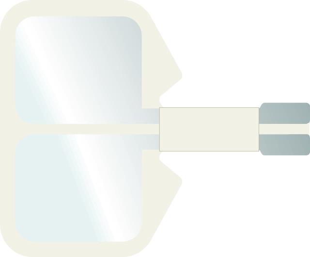 Neutralelektrode NessyPlate 72cm² AP 50 f. Kleinkinder, ohne Kabel