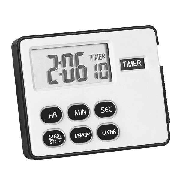 Compact Timer mit Batterie digitale Tischstoppuhr