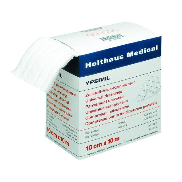 HOLTHAUS Ypsivil Zellstoff-Vlies-Kompr. 10cm x 10m