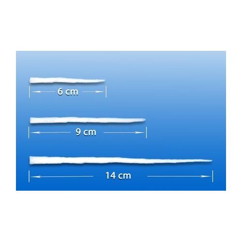 Noba Gehörgangtupfer AP 100 Gr. S 6cm lang