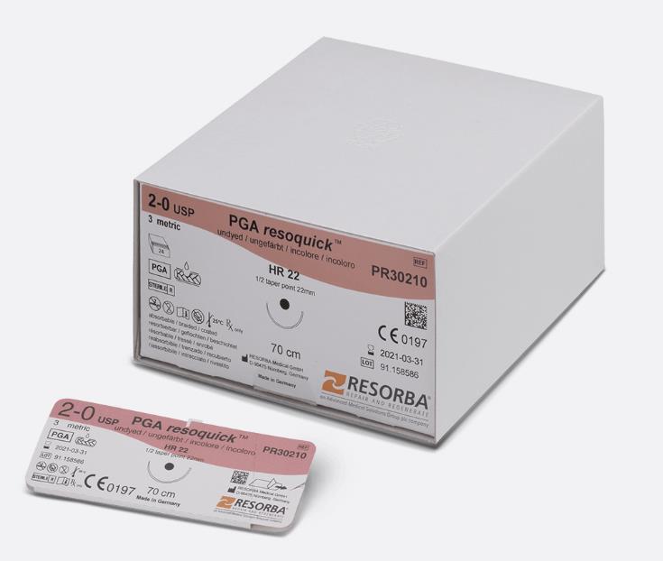 PGA Resoquick 4/0 ungef.gef. PRN31505 AP 24 DSM 13 45cm