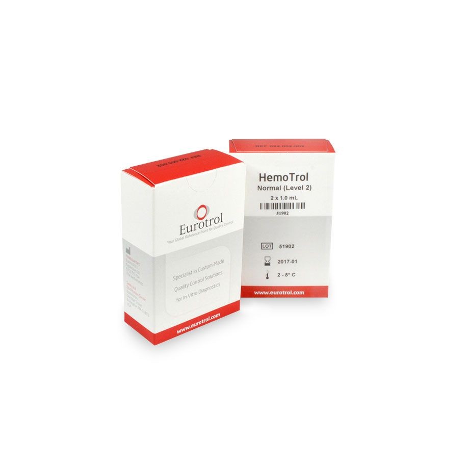 HemoTRol Kontrollhämolysa PK 2x1ml Testlösung z. Kontrolle