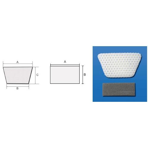Externe Nasenschiene, Thermoplastik AP 10 Mittel 64x40x36mm, 2,4mm Dicke