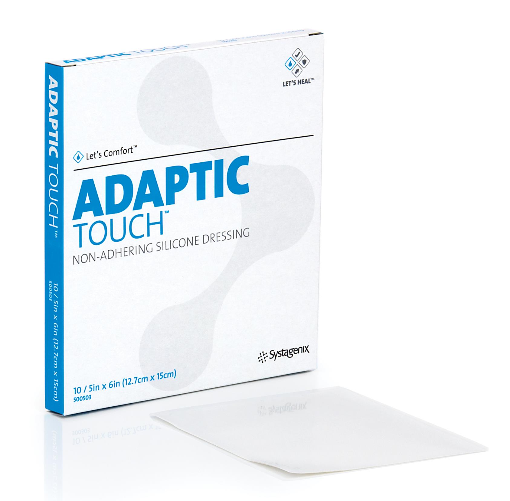 Adaptic Touch 20x32cm nicht haftende AP 5 Silikon-Wundauflage