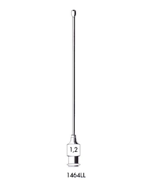 ACUFIRM Knopfkanüle Gr.1 1,2x60mm gerade AP 6 m. Spitzenolive B Luer-Lock