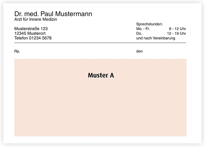 Privatrezept Privatrezept