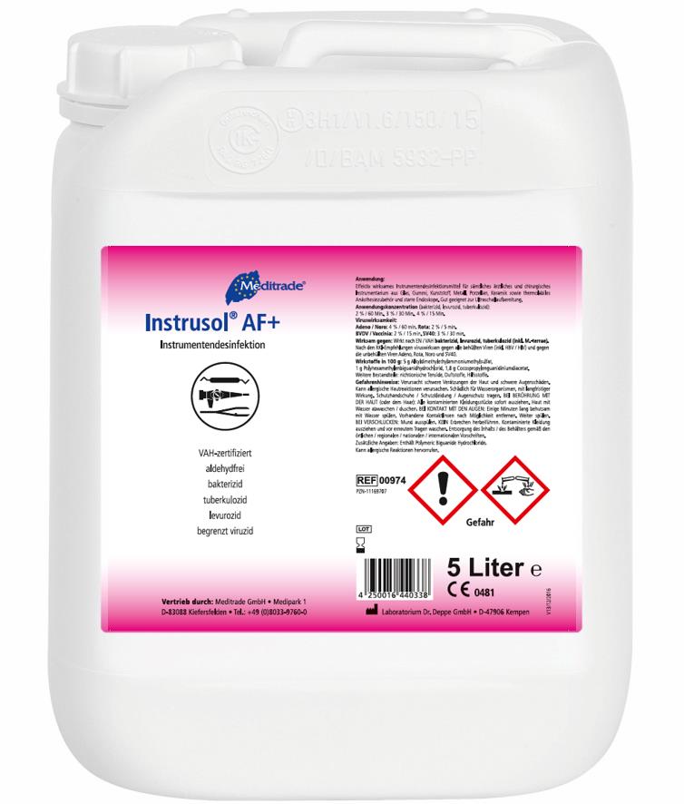DR. DEPPE GRUPPE GMBH Instrusol AF+ 5 L Instrumentendesinfektion