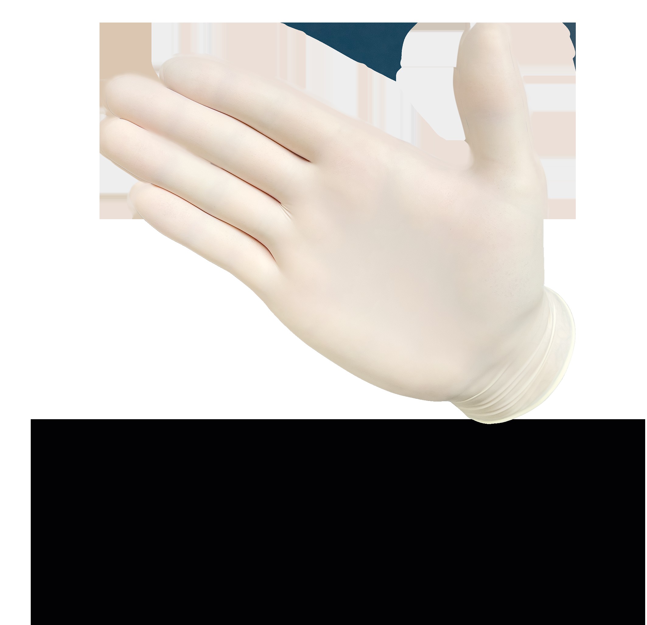 Sri Trang Gloves (Thailand) Public Company Limited Sentina Ivory Latex US-Handschuh GrM 100 Stk - Bild 2