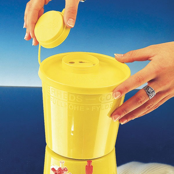 Servobox gelb 1500 ml AP 100 für Kanülen