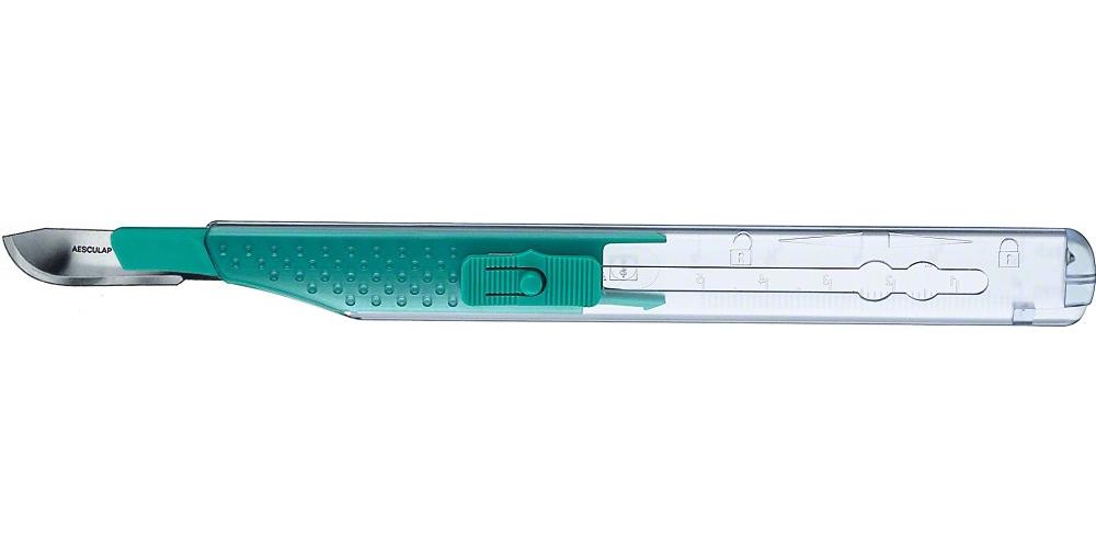Aesculap Sicherheitsskalpell Fig. 19 PK 10 steril, Carbonstahl