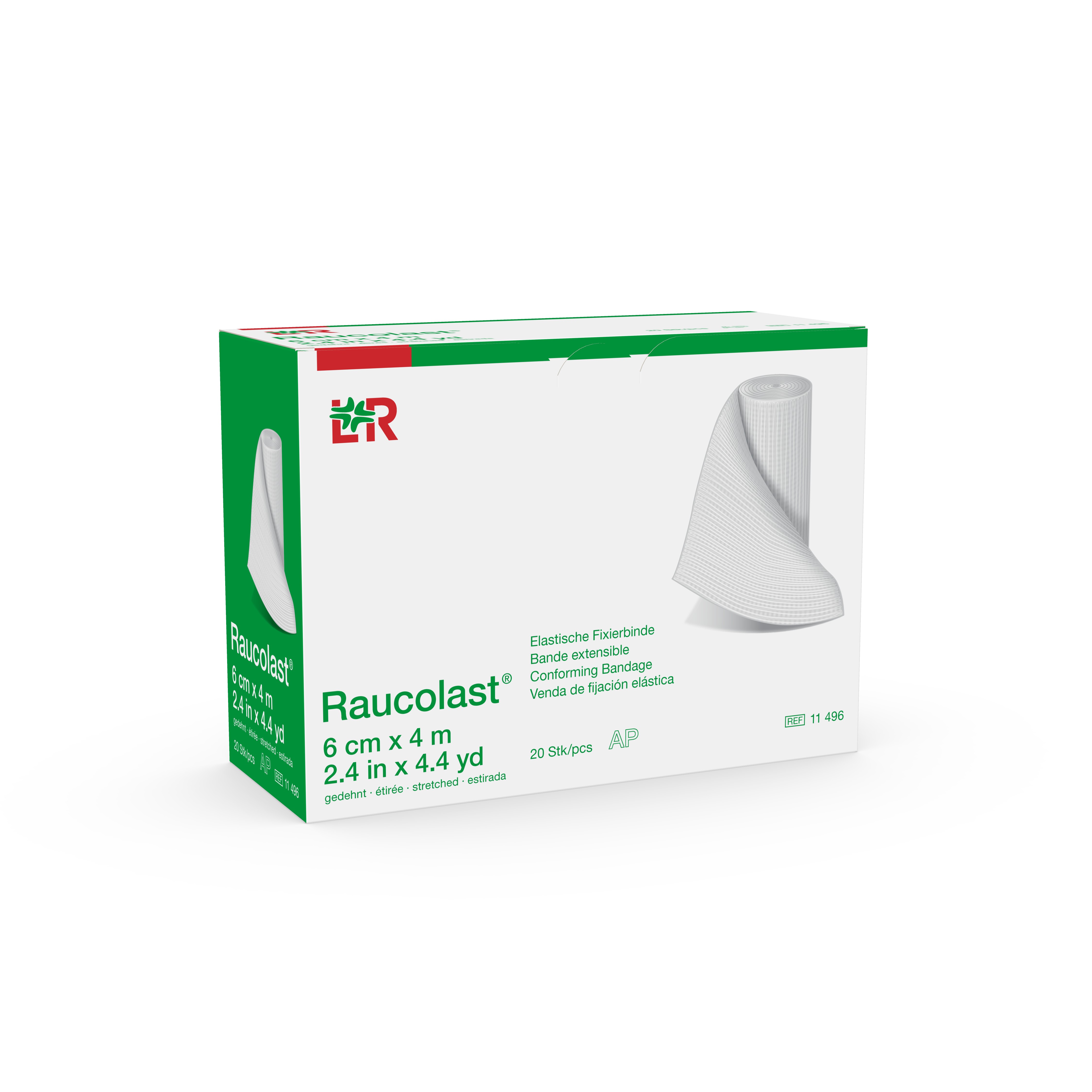 Lohmann & Rauscher International GmbH & Co. KG Raucolast Elastische Fixierbinde 6cmx4m, lose im Kt. - Bild 3