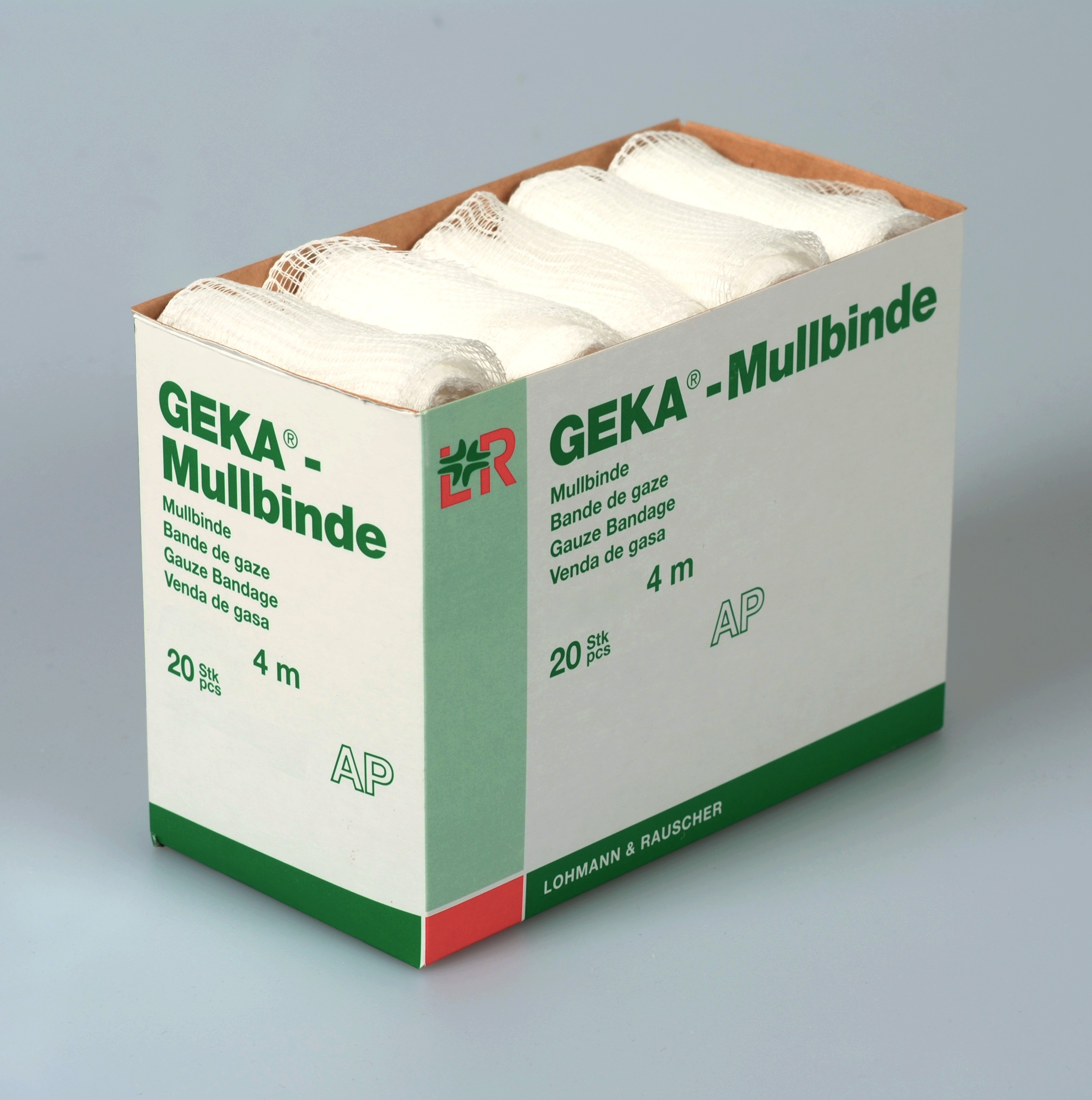 GEKA-Mullbinde 10cmx4m, 20 St.lose im Kt., 20-fädig