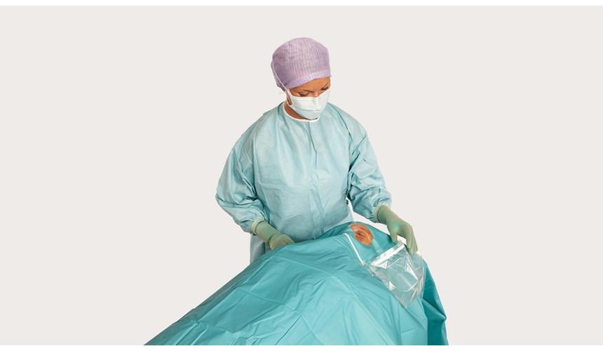 Barrier Flex Abdecktuch 150x195cm AP 28, steril, Ophtalmologietuch