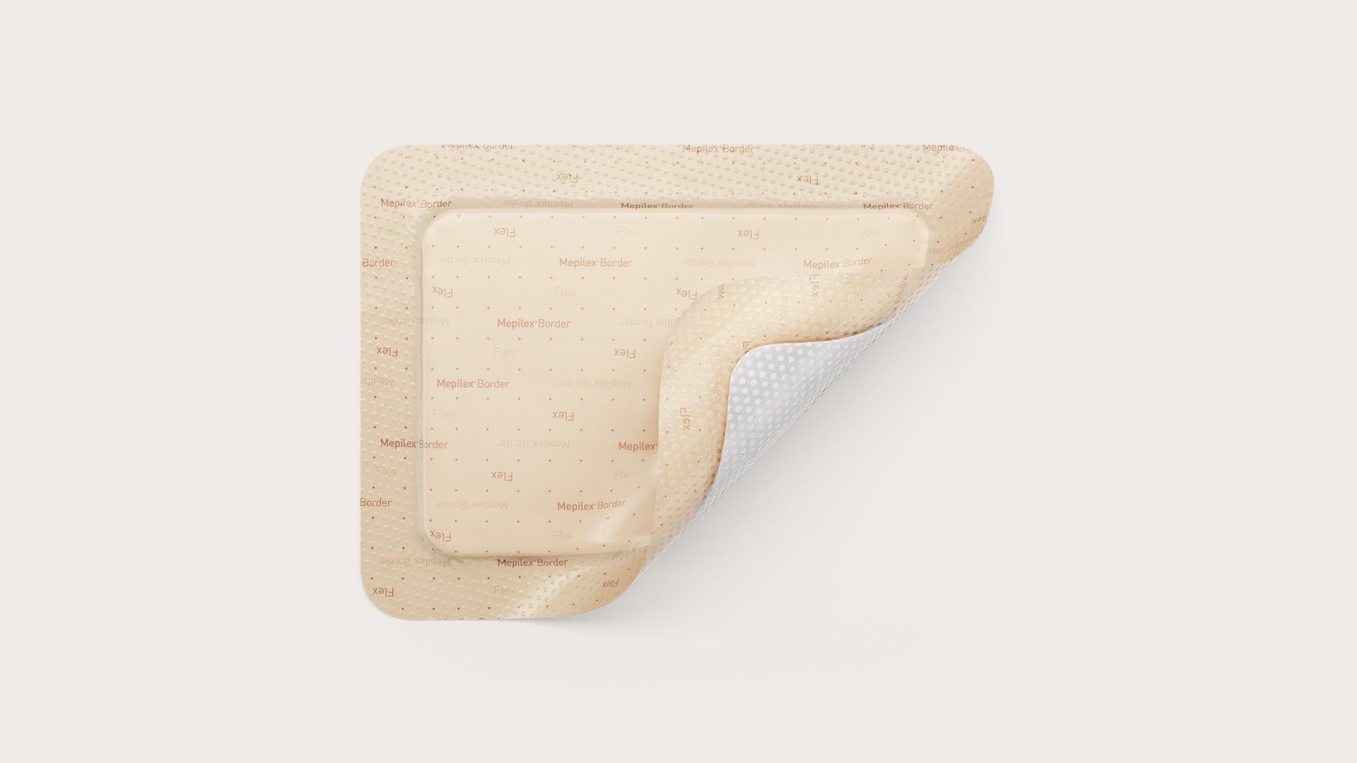 Mepilex Border Flex steril 12,5x12,5cm PK 10 silikonbesch. Schaumverband