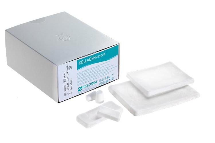 Kollagen resorb 9 x 7cm PK 5 sterile Wundauf- und -einlage