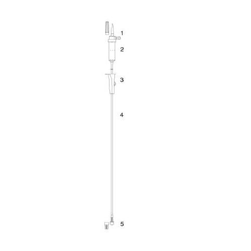 CODAN MED. GERÄTE GMBH & CO KG Codan Infusionsgerät V 86-P 250cm PK 100 Infusionsgerät f. Druckinfus