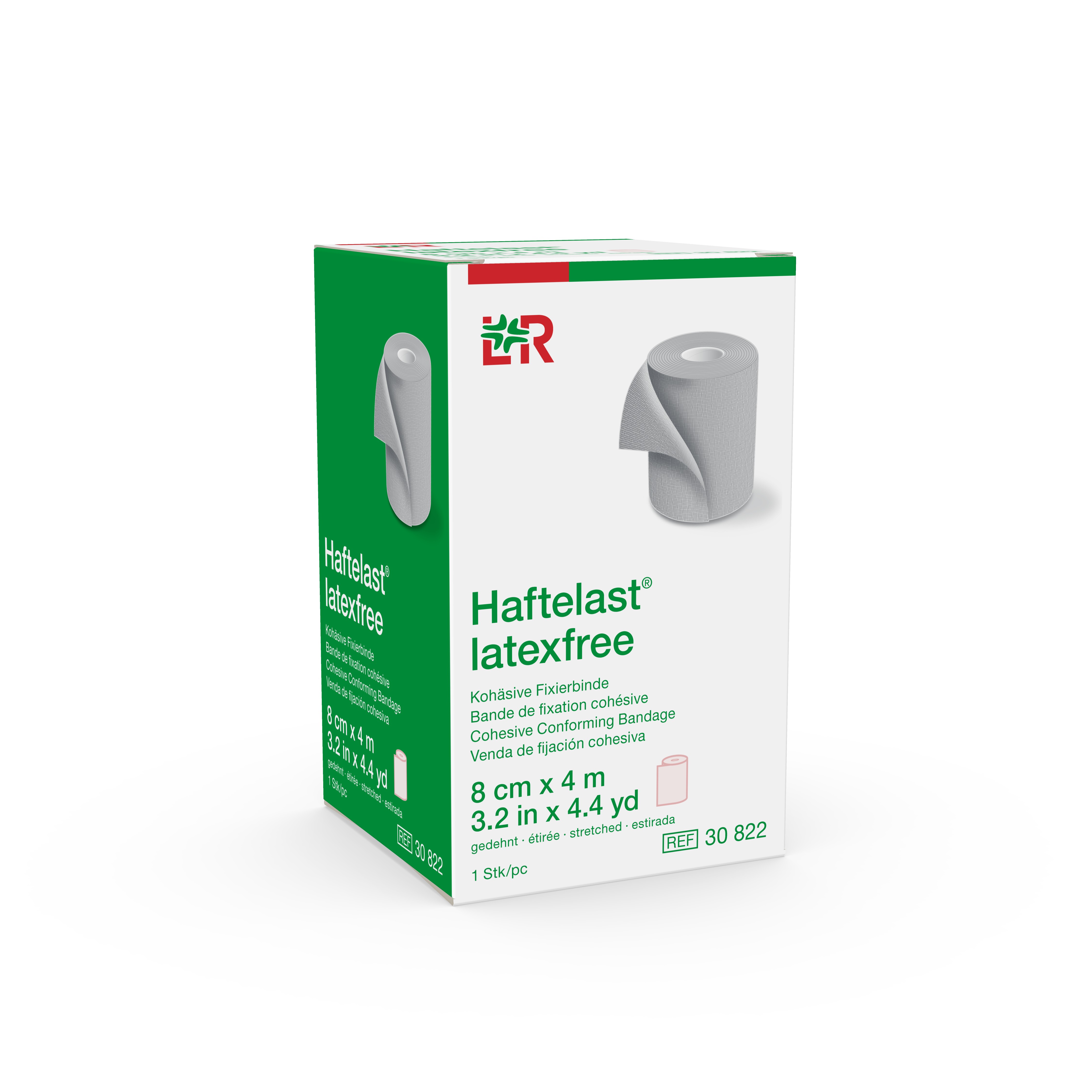 Lohmann & Rauscher International GmbH & Co. KG Haftelast Kohäsive Fixierbinde LF 8cmx4m, einzeln verpackt, creme