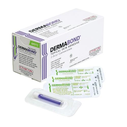 Dermabond topischer Hautkleber AP 12 Ampullen mit je 0,5 ml, steril