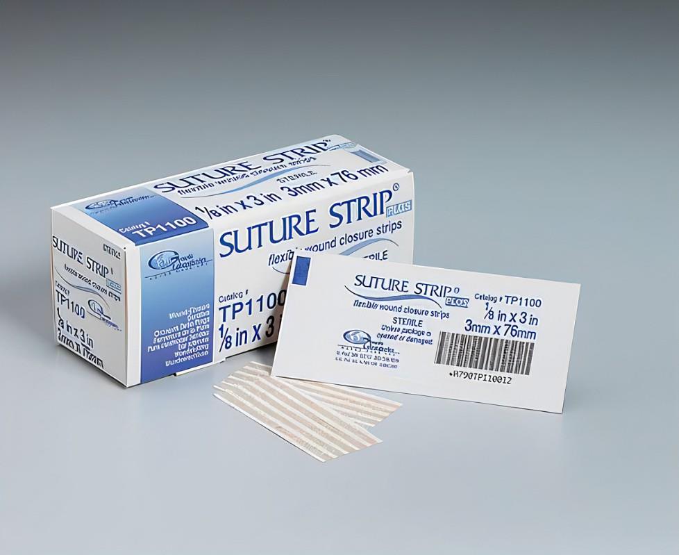 NOVAMEDICAL Suture Strip Plus 6x76mm AP 50x3 Streifen, elastisch